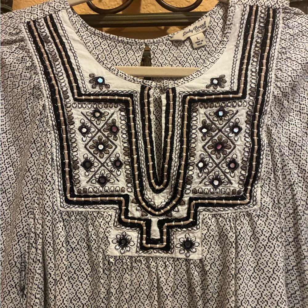 Lucky Brand Boho Blouse - Picture 2 of 6